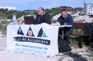 DIM día internacional de las montañas, participación e interacción de los miembros del Radio Club Montgó Dénia EA5RCD...